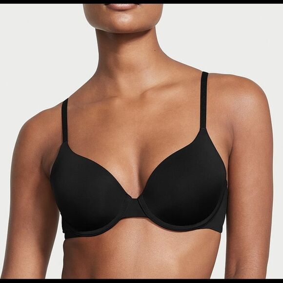 Victoria Secret THE T-SHIRT
Lightly-Lined Full Coverage Bra Black 38DD NWT‎ - Picture 1 of 5